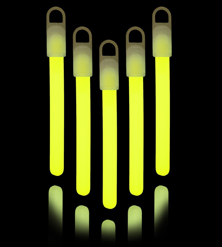 4” Yellow PREMIUM LIGHT STICKS (pack Of 50)