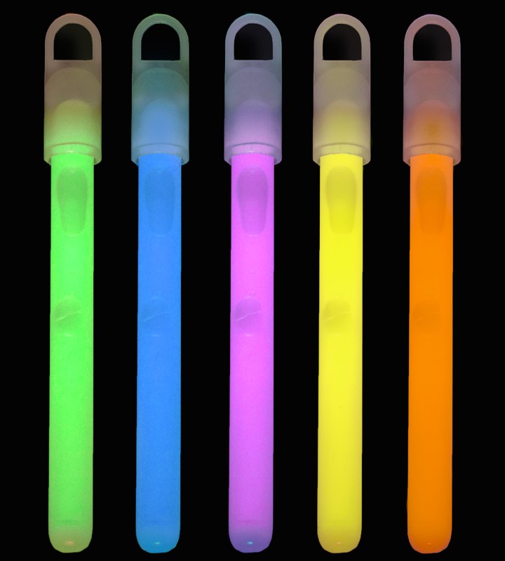 6″ Slim Mix Premium Glow Sticks (pack Of 50)