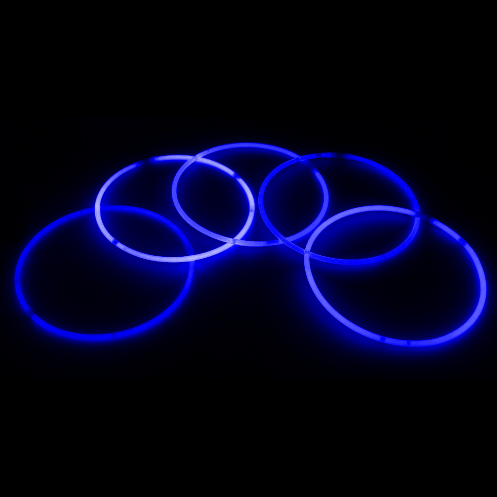 22″ Glow Necklaces Blue Color