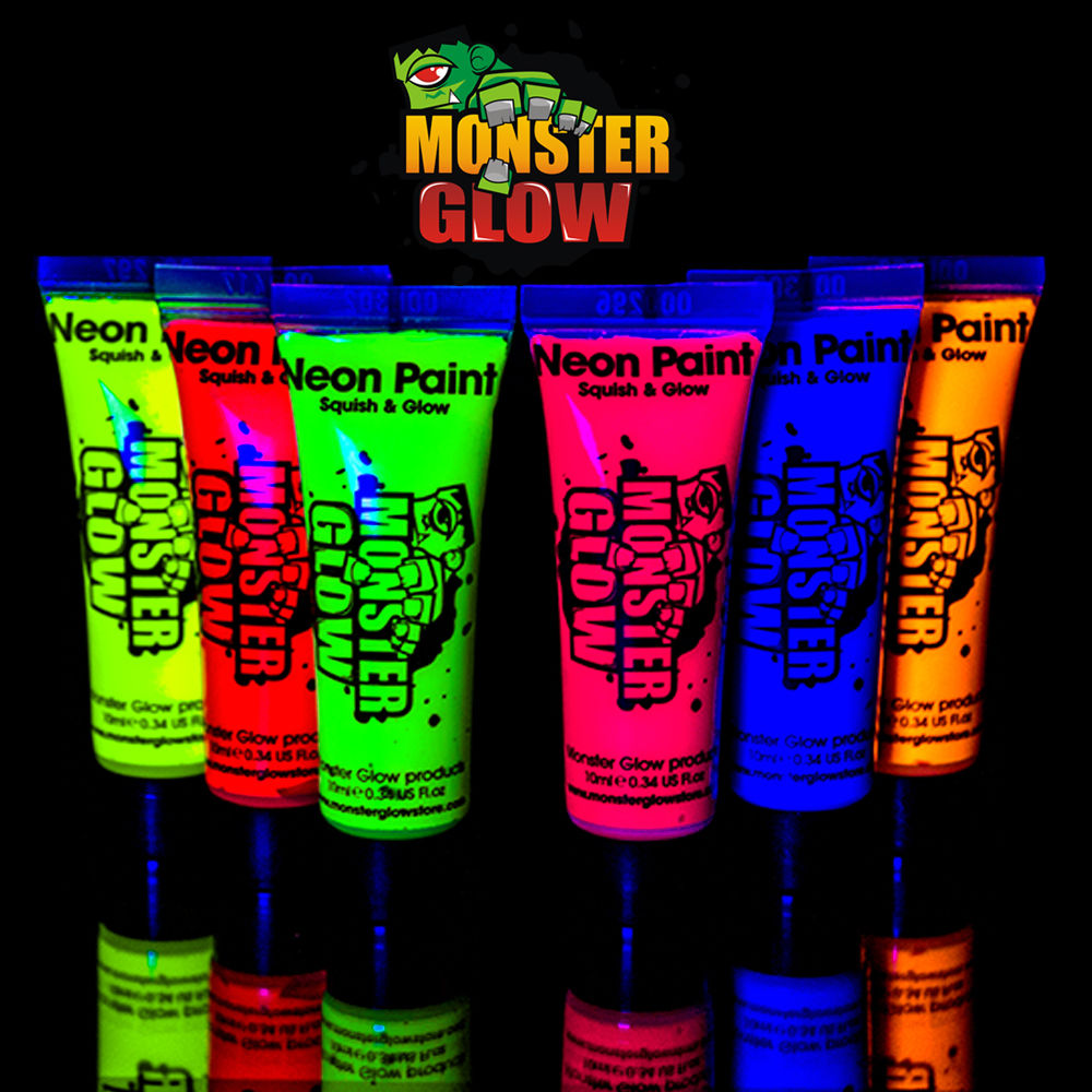 UV Face And Body Glow Paint 60ml Set