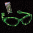 Glasses ( GREEN ) – Flashing LED