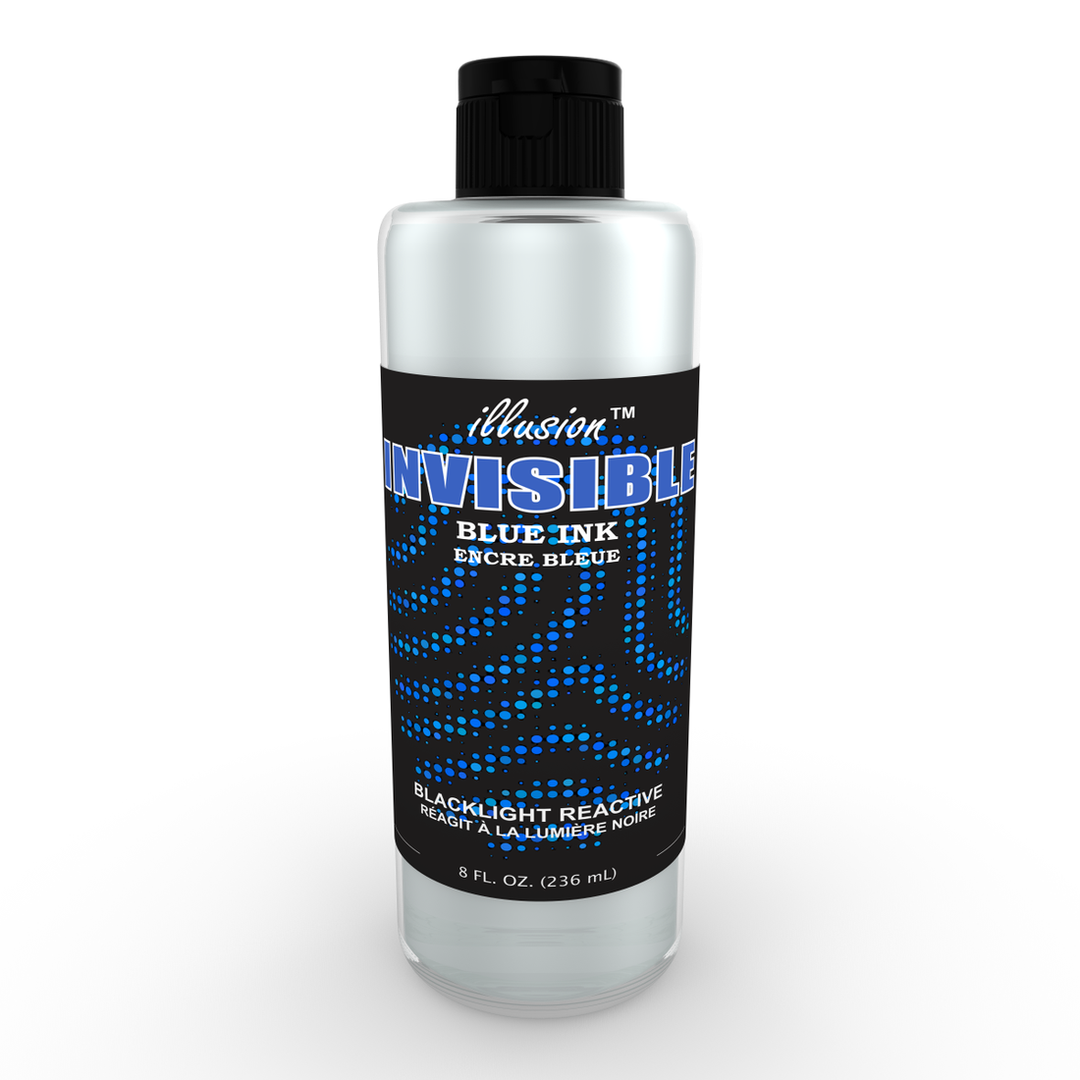 UV Blacklight Reactive Blue Invisible Ink – 8 Oz. Bottle