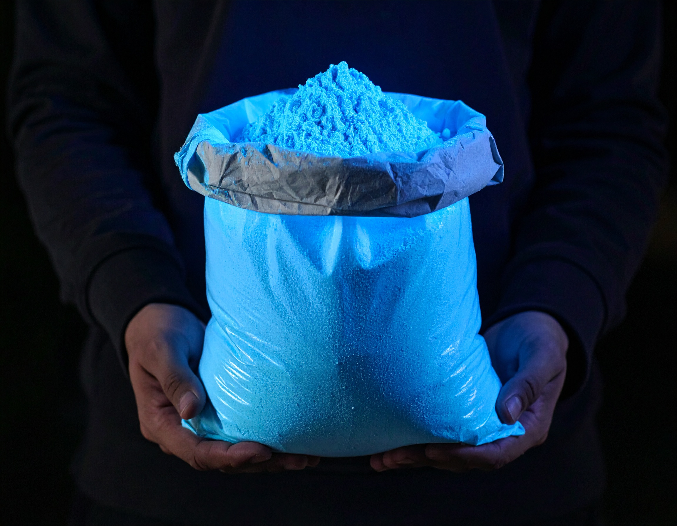 UV PLASH POWDER FOR PAINT BLUE