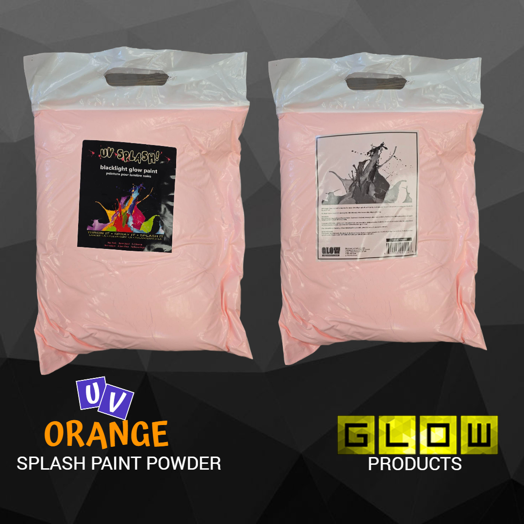 UV Powder For Splash Paint ORANGE