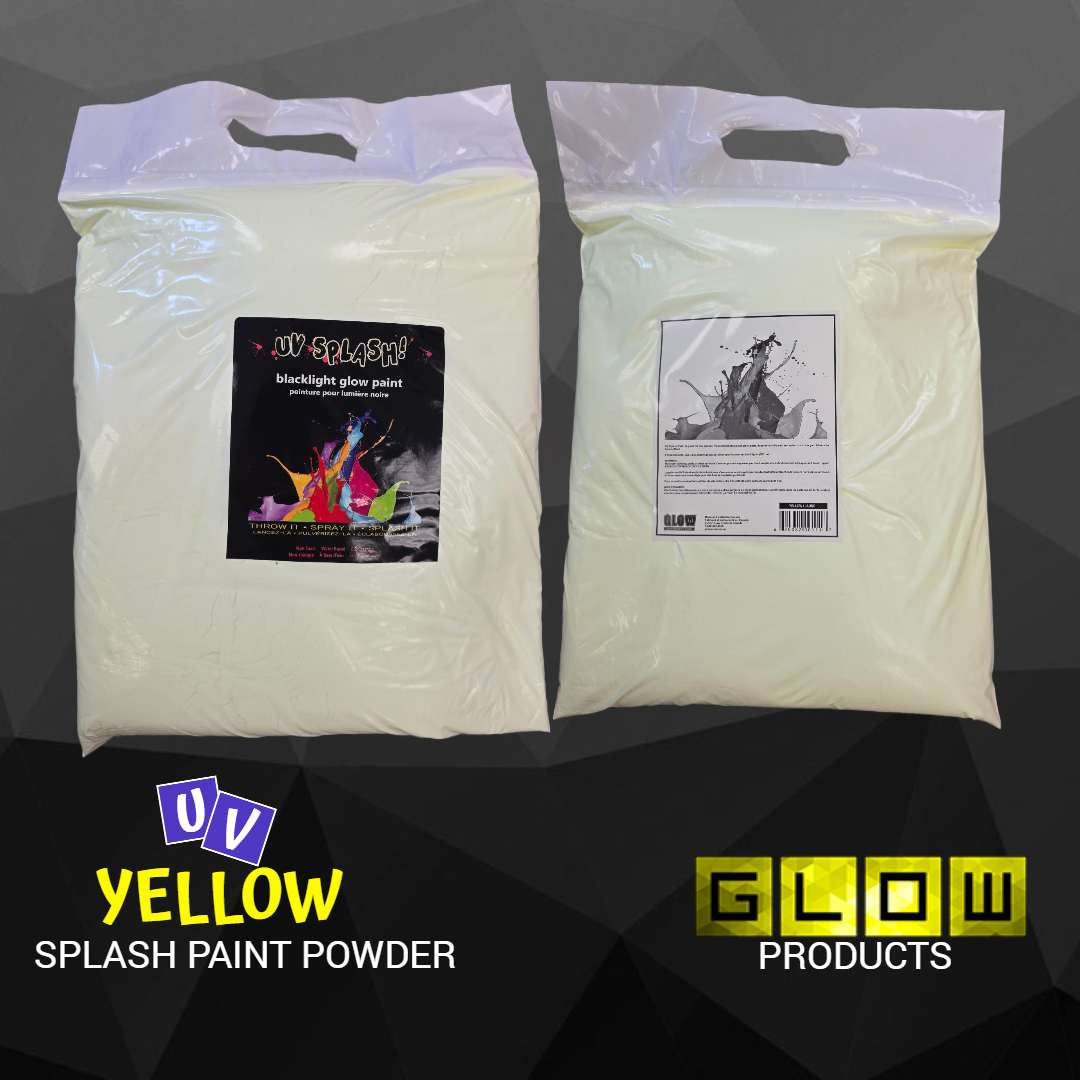 UV Powder For Splash Paint YELLOW